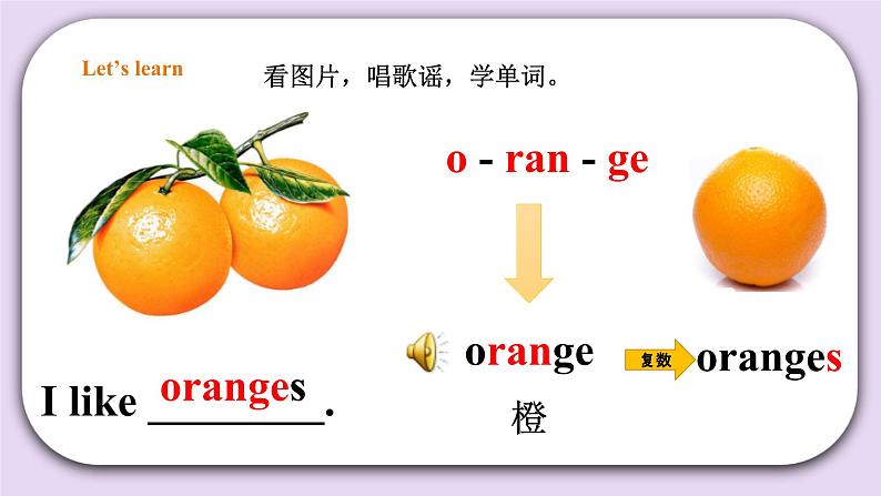 人教版新起点英语一年级上册Unit 6 Fruit Lesson 1 课件+教案+习题+素材04