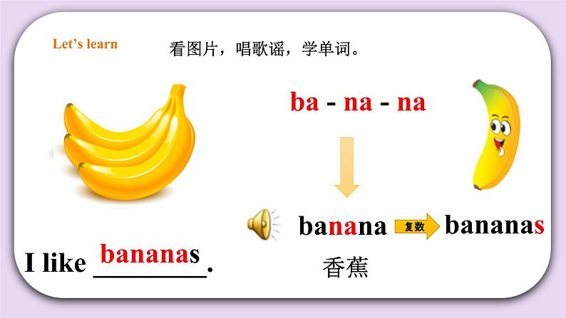 人教版新起点英语一年级上册Unit 6 Fruit Lesson 1 课件+教案+习题+素材05
