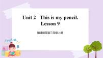 英语三年级上册Lesson 9完美版课件ppt