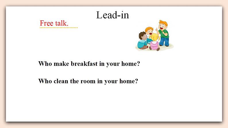 陕旅版（三起）英语五年级上册-Unit 2 Be Helpful at Home!  Period 1  课件03