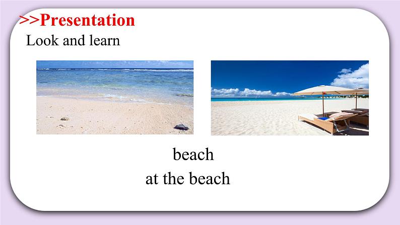 Module 3 Unit  7  At the beach  Period 1  课件04