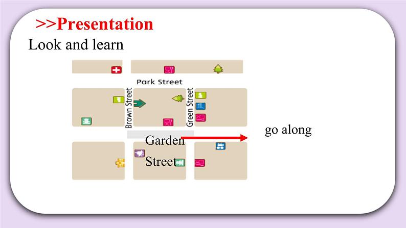 Module 3 Unit  9  Around the city  Period 1  课件08