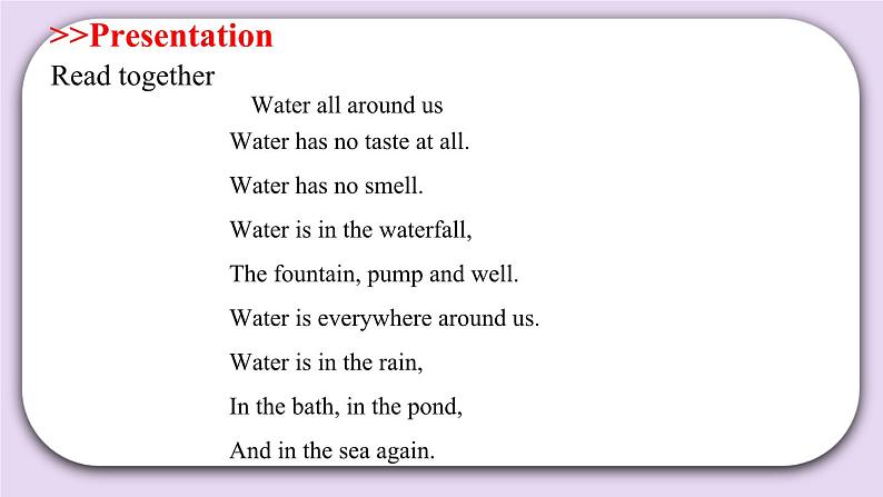 Module 4 Unit  11  Water  Period 1 课件04