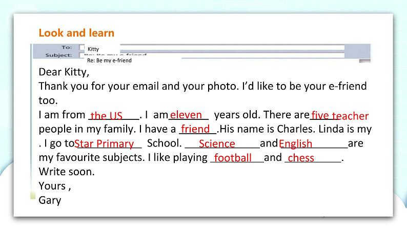 新版-牛津上海版六年级上册     Unit 6 E-friends第三课时课件+教案+练习04
