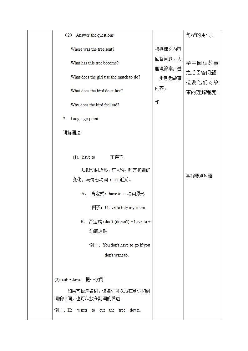 新版-牛津上海版六年级上册     Unit 11 Trees 第二课时 课件+教案+练习02