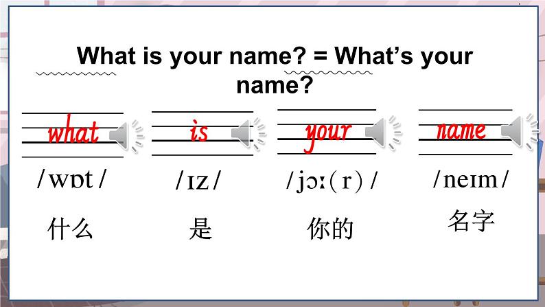 湘少三英上 Unit 3 第一课时（Part A，Part B） PPT课件+教案05