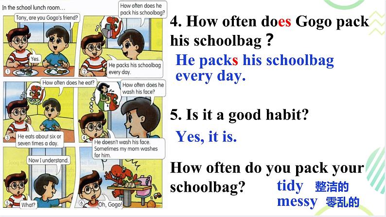 Unit 6 Good Habits P2课件PPT03