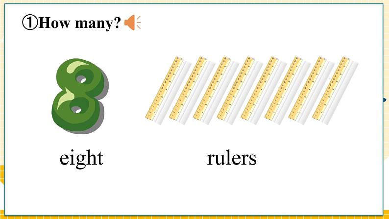 冀教版3英上 Unit 1 Lesson 6 Numbers 6-10 PPT课件07