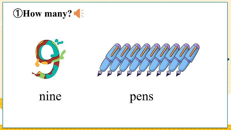 冀教版3英上 Unit 1 Lesson 6 Numbers 6-10 PPT课件08