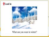 冀教版4英上 Unit 1 Lesson 3 Coat and Scarf PPT課件