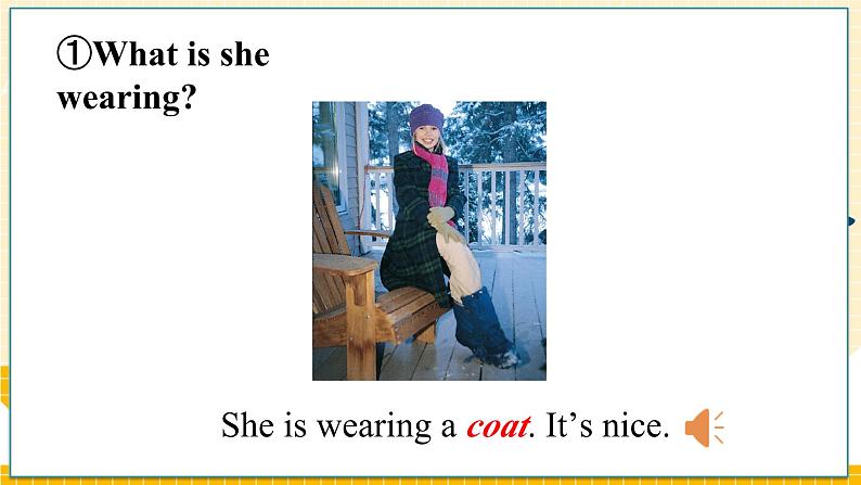 冀教版4英上 Unit 1 Lesson 3 Coat and Scarf PPT课件05