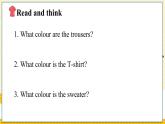 冀教版4英上 Unit 1 Lesson 6 Betty's Clothes PPT課件