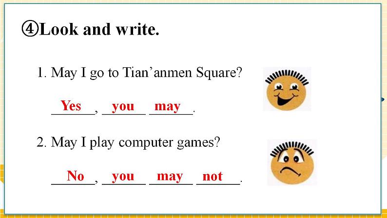 冀教版5英上 Unit 3 Again, Please! PPT课件07