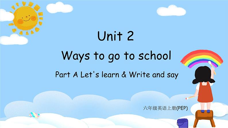 人教PEP六上英语 Unit2 Part A Let's learn & Write and say课件+教案+音视频素材01