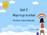 人教PEP六上英语 Unit2 Part B Let's learn & Role-play课件+教案+音视频素材