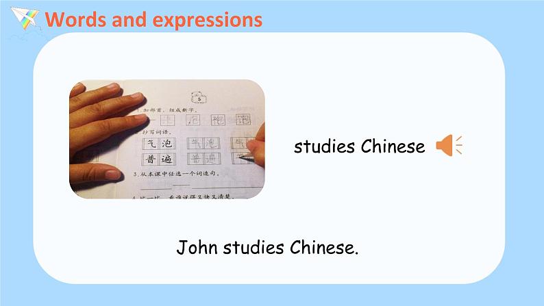 B Let 's learn & Listen match and say第8页