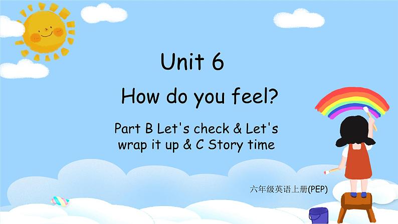 人教PEP六上英语 Unit6 Part B Let's check & Let's wrap it up & C Story time课件+教案+音视频素材01