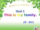 湖南少年儿童出版社小学英语三年级起点三年级上册 Unit 5 This is my family  课件2