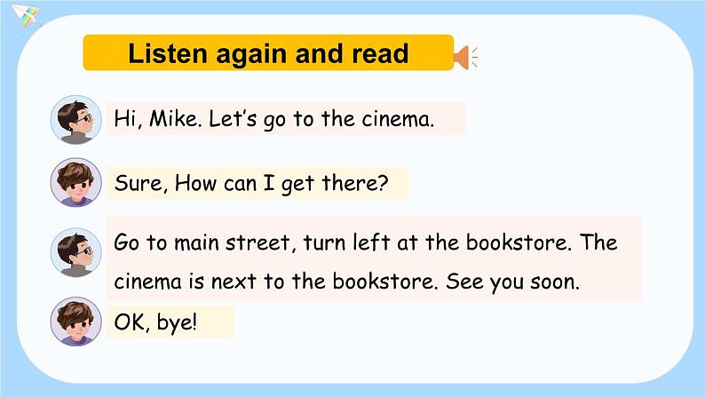 Unit 1 How can I get there  partB Let 's try & Let 's talk  第6页