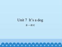 湘少版三年级上册Unit 7 it's a dog示范课ppt课件