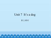 湖南少年兒童出版社小學(xué)英語三年級(jí)起點(diǎn)三年級(jí)上冊(cè) Unit 7 It's a dog   課件1