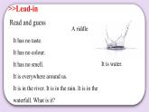 Module 4 Unit  11  Water  Period 1 課件