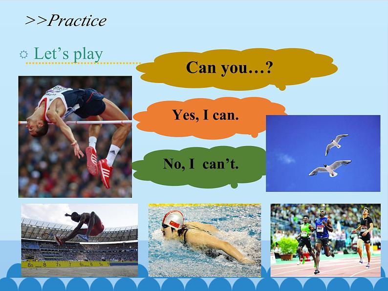 湖南少年儿童出版社小学英语三年级起点四年级上册  Unit 12 Peter can jump high  课件105