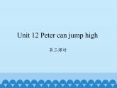 湖南少年兒童出版社小學(xué)英語三年級(jí)起點(diǎn)四年級(jí)上冊(cè)  Unit 12 Peter can jump high  課件2