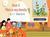 Unit 5 This is my family Part E-G（课件+素材）湘少版（三起）英语三年级上册