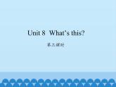 湖南少年儿童出版社小学英语三年级起点三年级上册 Unit 8 What's this   课件2