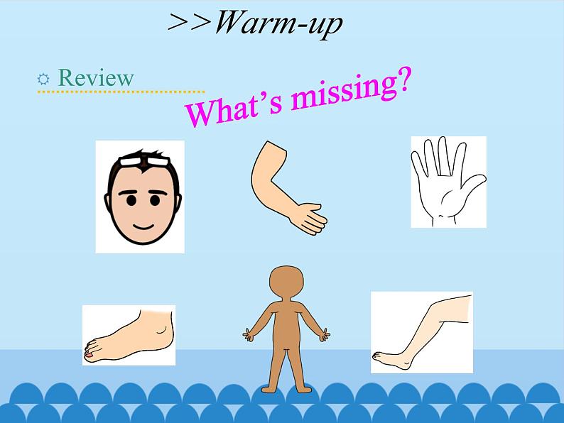 湖南少年儿童出版社小学英语三年级起点三年级上册 Unit 10 Touch your head   课件108