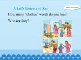 湖南少年兒童出版社小學(xué)英語三年級起點四年級下冊 Unit 1 It's on your head!   課件