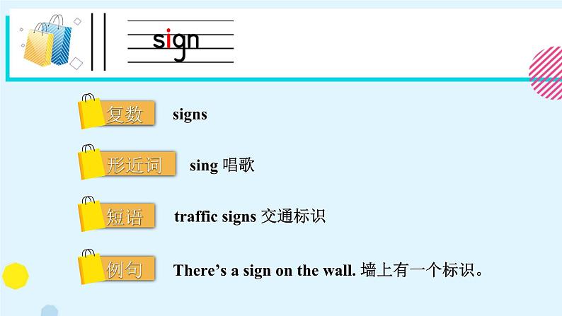 Unit 5 Signs单词讲解（课件+素材）译林版（三起）英语六年级上册03