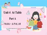 陕旅英语5上 Unit 4 Part A PPT课件+教案+练习