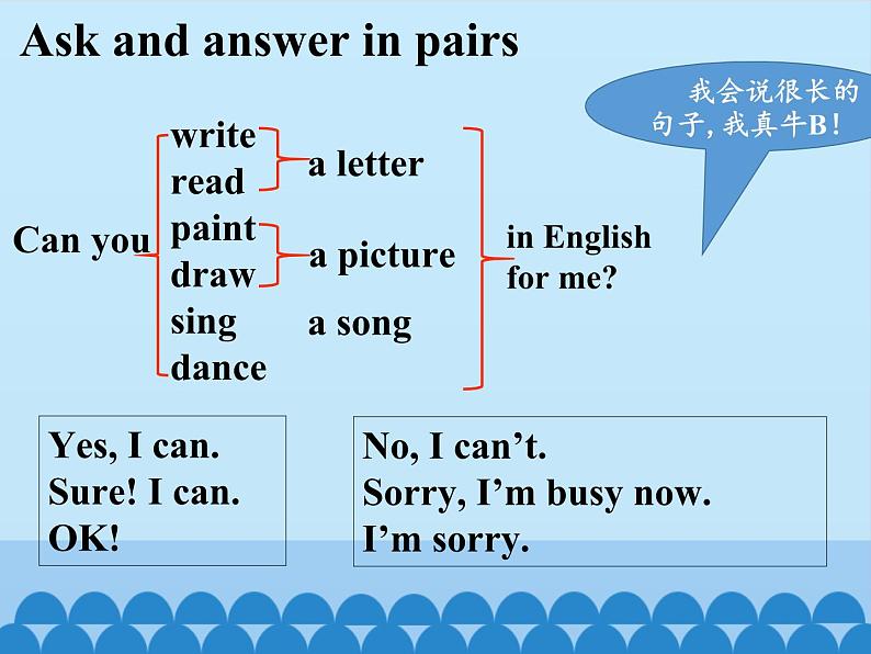 湖南少年儿童出版社小学英语三年级起点四年级下册 Unit 5 Peter is writing   课件04