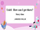 人教版英語6上 Unit1 How can I get there？(第6課時(shí))課件+教案+音視頻素材