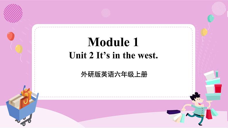 外研版英语6上 Module1 Unit2 It's in the west(课件+教案+音视频素材)01