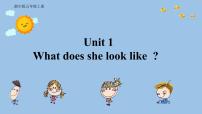 小学英语湘少版五年级上册Unit 1 What does she look like?课文内容课件ppt