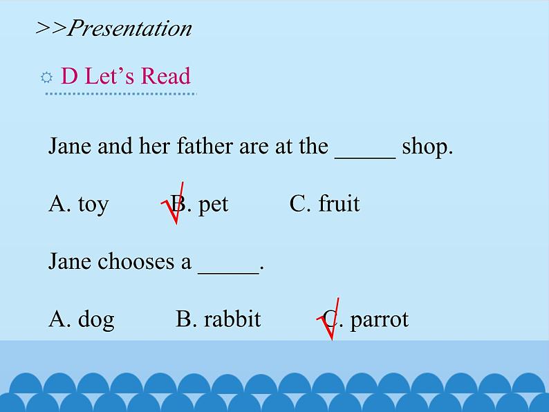 湖南少年儿童出版社小学英语三年级起点五年级上册 Unit 5 Can I have a pet   课件606