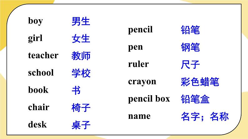 冀教英语三年级上册 Unit 1 Again, Please PPT课件+素材03