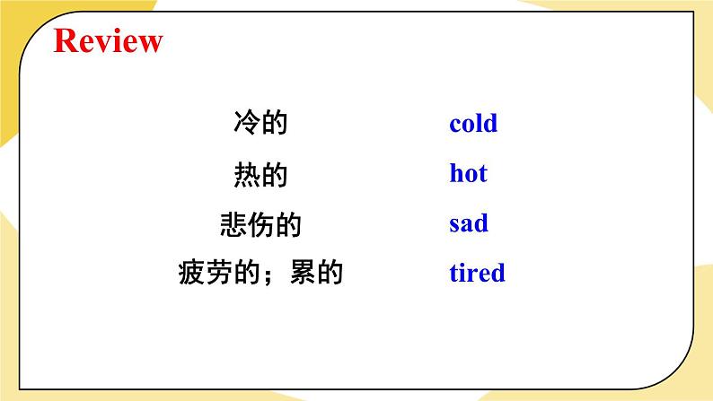 冀教英语三年级上册 Unit 3 Again, Please PPT课件+素材02