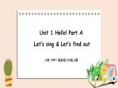 Unit  1  Hello! Part A 第三课时  课件+素材