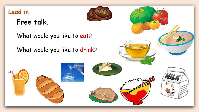 人教PEP版英语五年级上册Unit 3 What would you like PartA 第二课时 课件+素材03