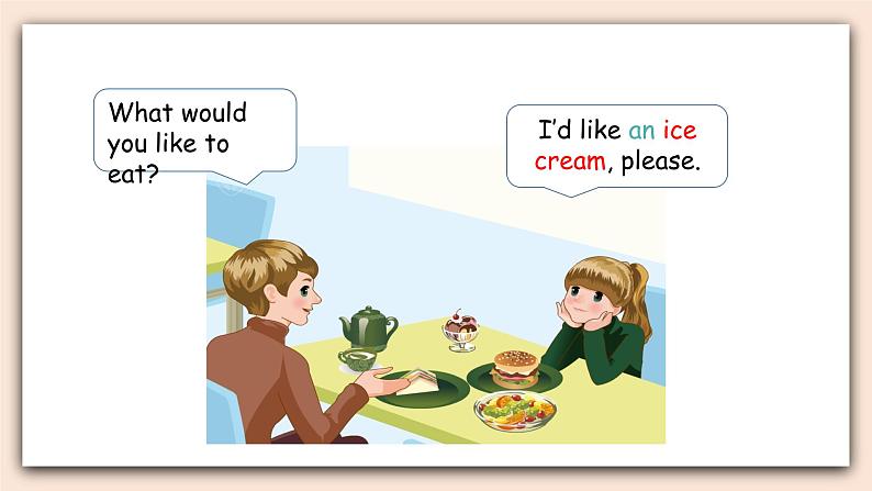 人教PEP版英语五年级上册Unit 3 What would you like PartA 第二课时 课件+素材06