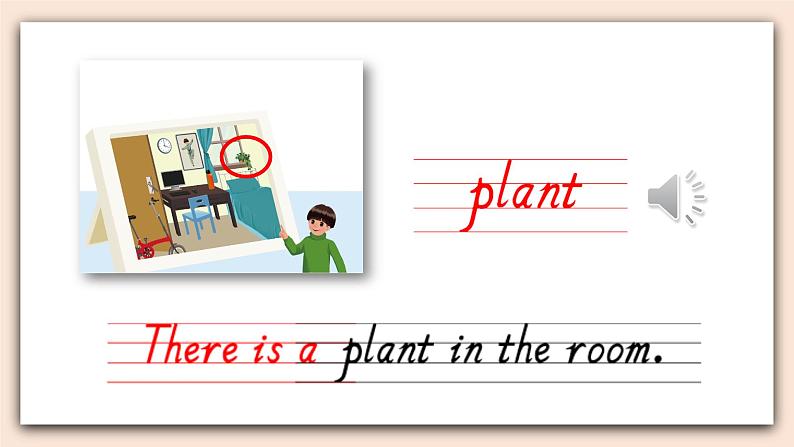 人教PEP版英语五年级上册Unit 5 There is a big bed  Part A 第二课时 课件第6页