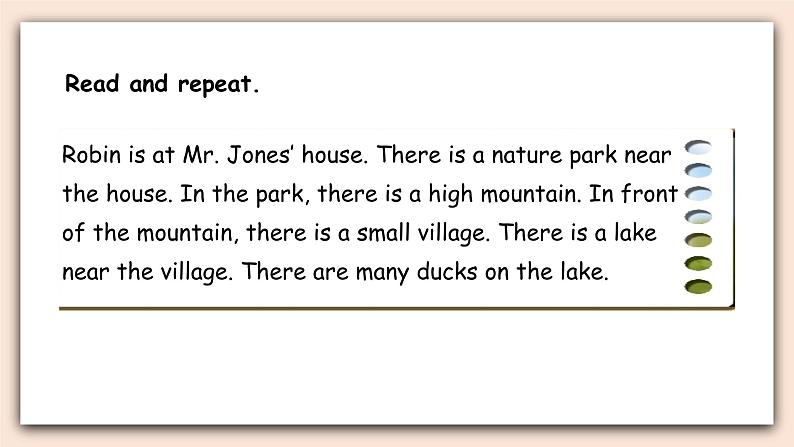 人教PEP版英语五年级上册Unit 6 In a nature park PartB 第三课时  课件第8页