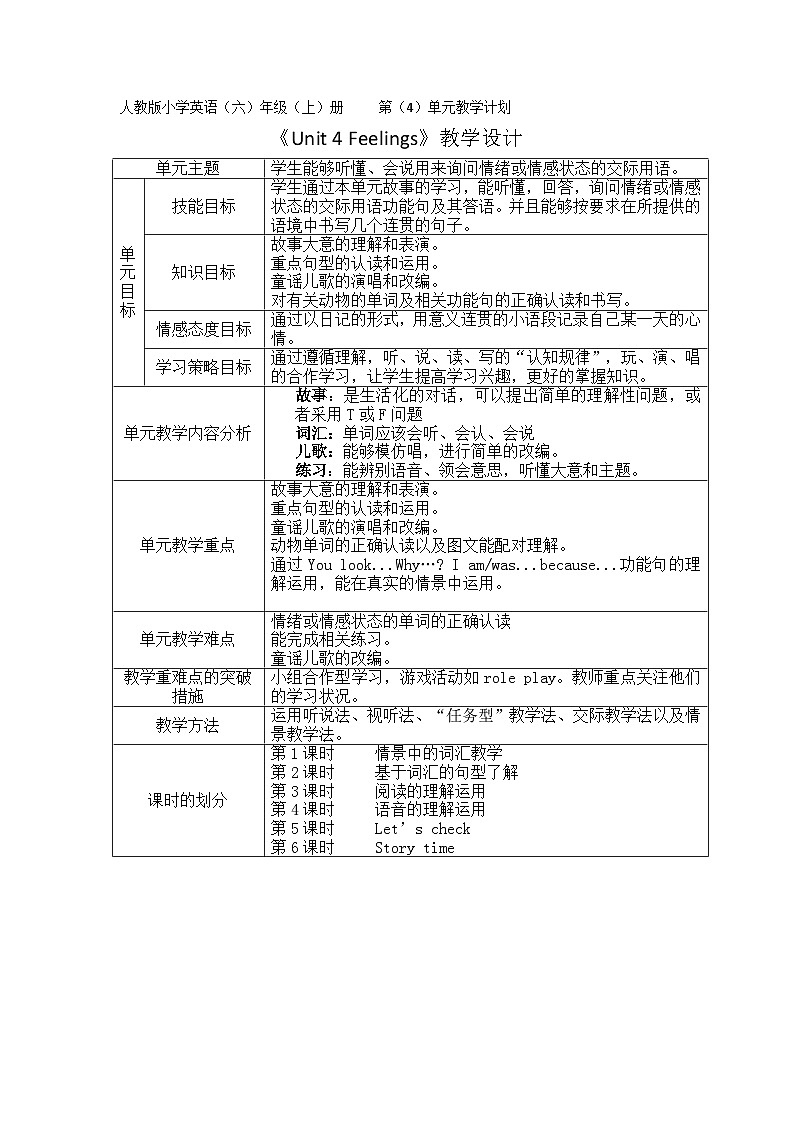 人教版新起点英语六年级上册Unit 4 Lesson 1 课件+教案+练习（无音频）01