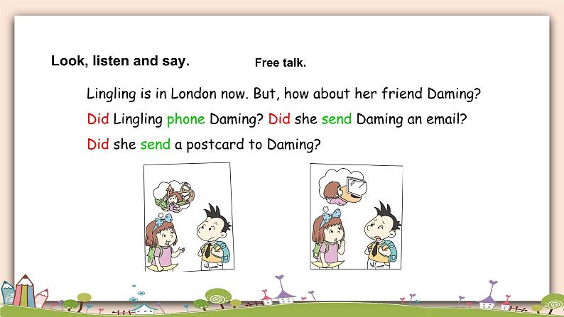 外研版英语五年级上册：Module1 Unit 2  We bought ice creams. 课件+素材05