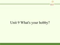 英语五年级上册Unit 9 What's your hobby?集体备课课件ppt