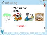 Module 3 Unit 2  What’s the elephant doing（課件+素材）外研版（三起）英語(yǔ)四年級(jí)上冊(cè)